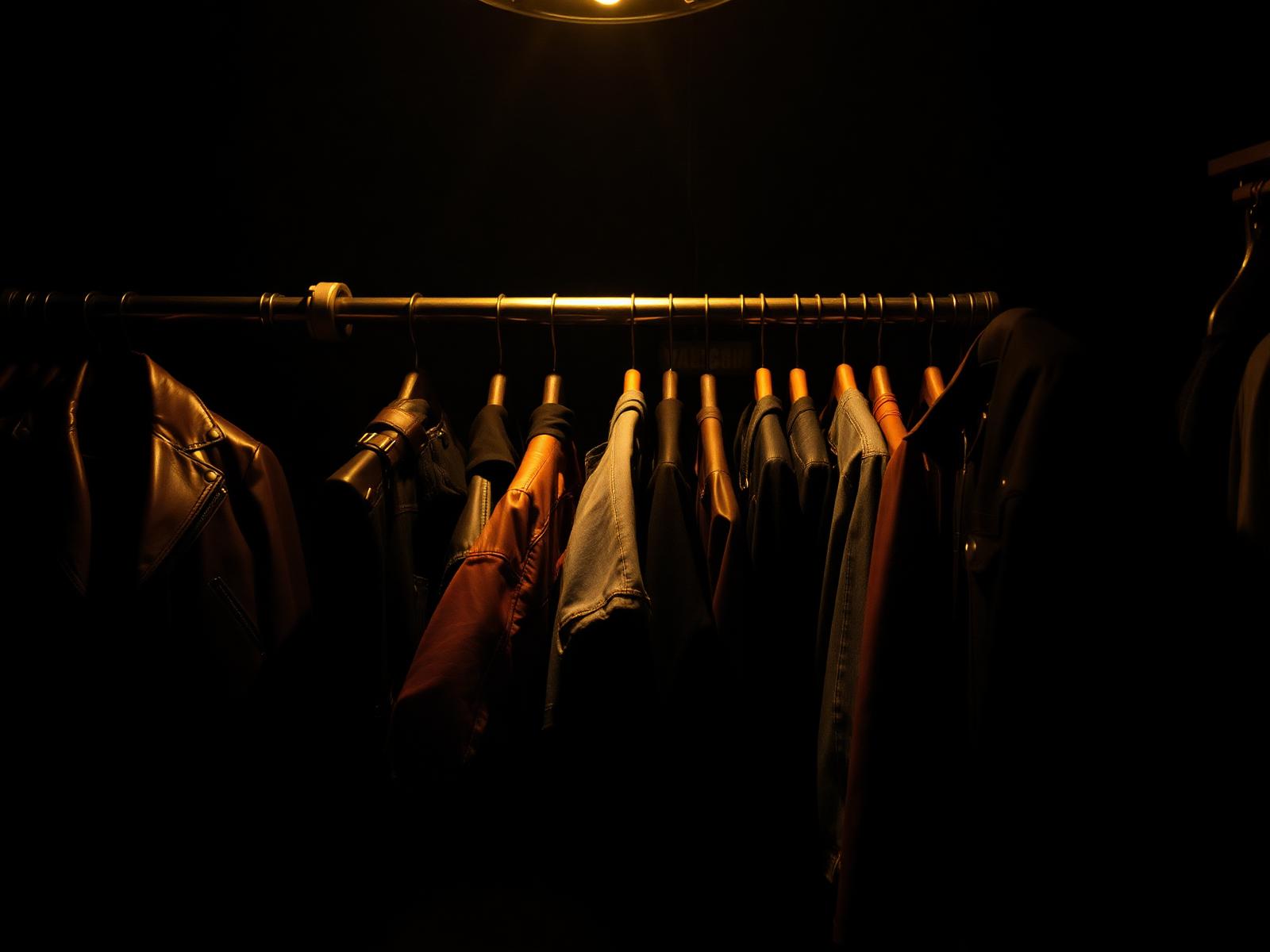 Vintage clothing rack
